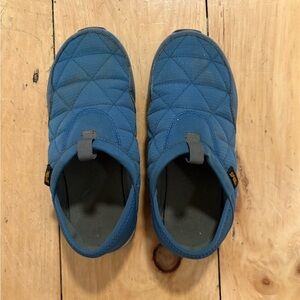 Teva Kids Blue Quilted Slippers
